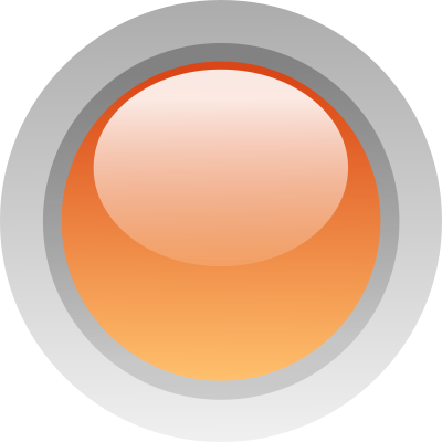 Led circle orange clipart