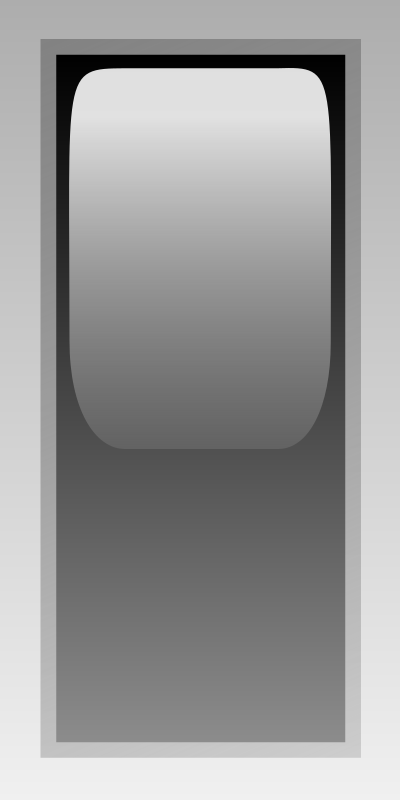 Led rectangular v black clipart