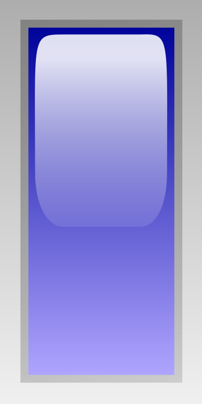 Led rectangular v blue clipart