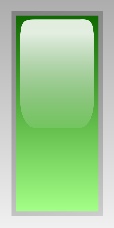 Led rectangular v green clipart