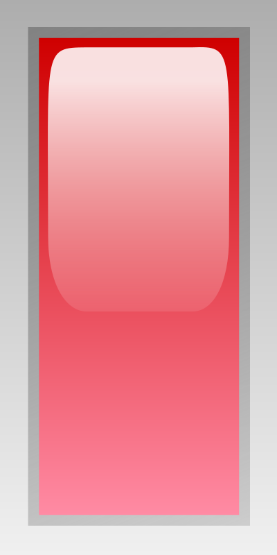 Led rectangular v red clipart
