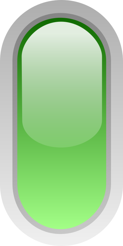 Led rounded green clipart