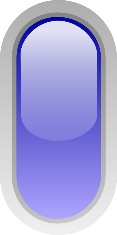 Led rounded v blue clipart