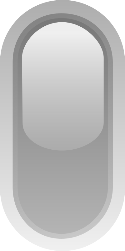 Led rounded v grey clipart