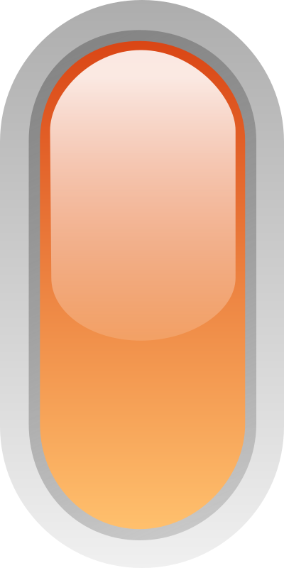 Led rounded v orange clipart