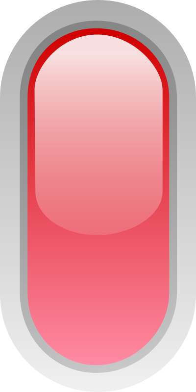 Led rounded v red clipart