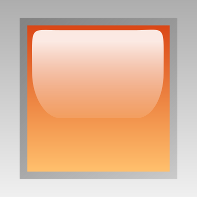 Led square orange clipart