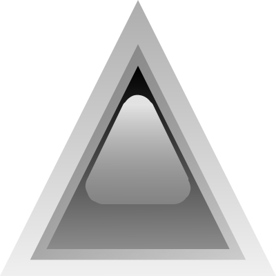 Led triangular black clipart