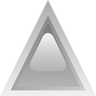 Led triangular grey clipart