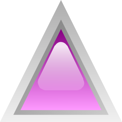 Led triangular purple clipart