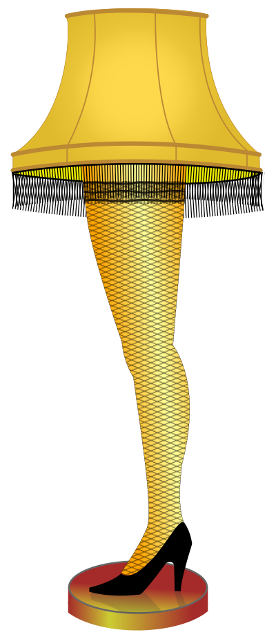 Leg Lamp - A Major Award clipart