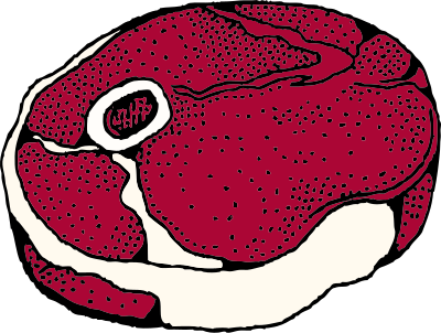 Leg steak clipart