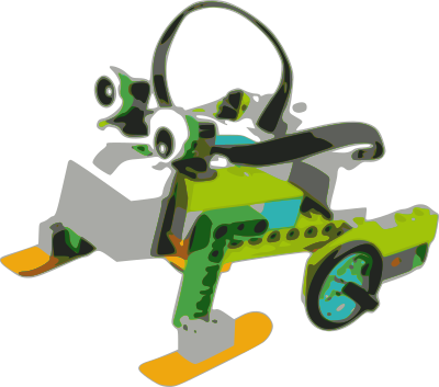Lego WeDo robot clipart