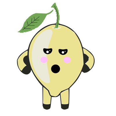 Lemon character clipart