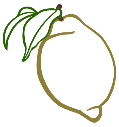 Lemon - coloured clipart