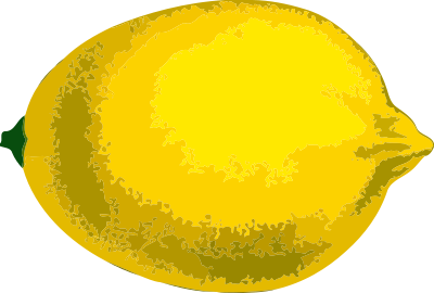 Lemon (low resolution) clipart