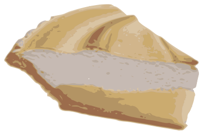 Lemon Meringue Pie Slice clipart