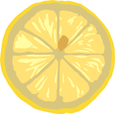 Lemon slice clipart