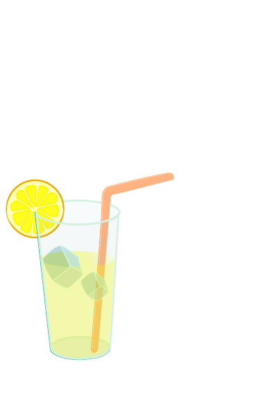 Lemonade glass remix clipart