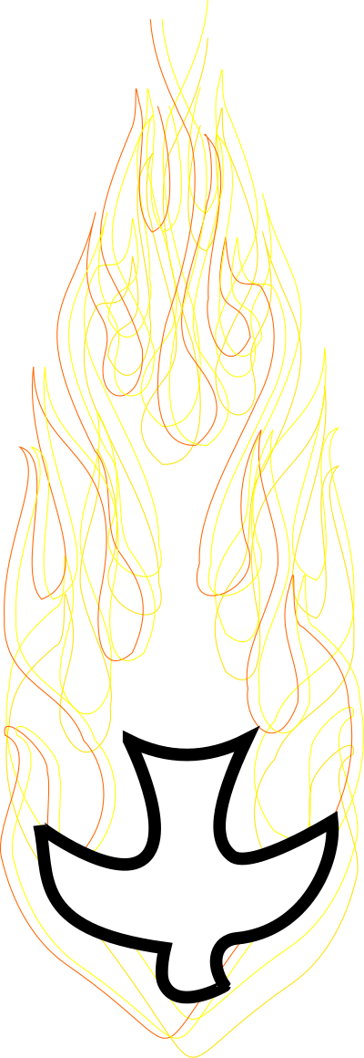 Lengua de Fuego (Pentecostés) clipart