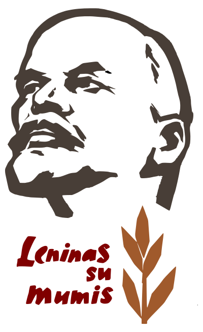 Leninas su mumis clipart