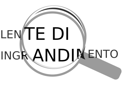LENTE DI INGRANDIMENTO clipart
