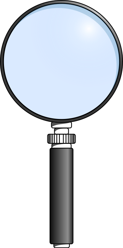 Lente - magnifying glass clipart