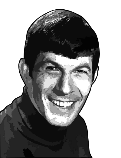 Leonard Nimoy Gray clipart