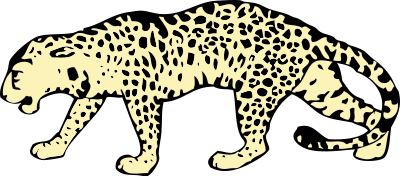 Leopard clipart