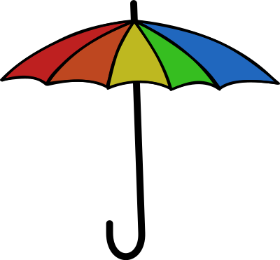 Less Boring Umbrella clipart