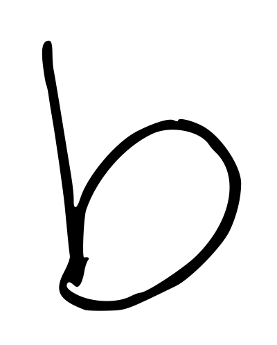 Letter B clipart