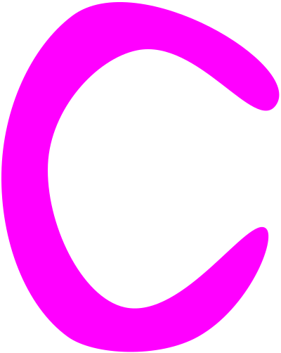 Letter C clipart
