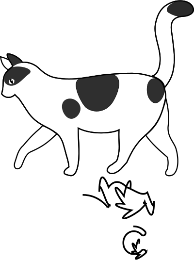 Letter C for Cat for coloring clipart