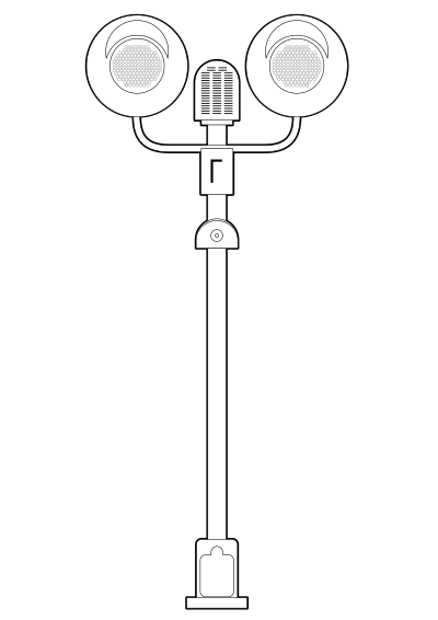 Level crossing Outline clipart