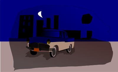 Lua e Sol - cenário clipart