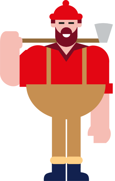 Lumberjack clipart