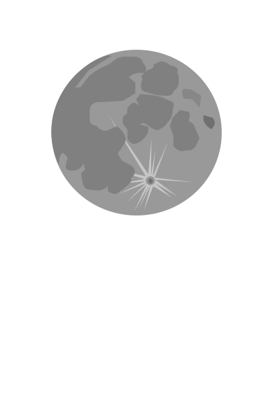 Luna-moon clipart