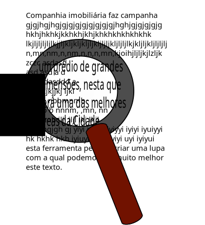LUPA MAGNIFIER clipart