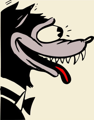 Lusty Wolf clipart