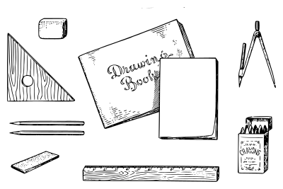 Lutz - drawing tools - no text clipart