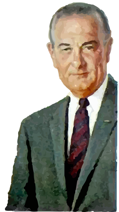 Lyndon B Johnson clipart