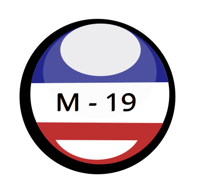 M - 19 clipart