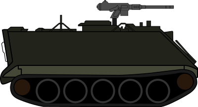 M113 Armoured Personnel Carrier clipart