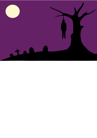 Macabre Hanging clipart