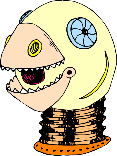 Machine creature clipart