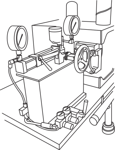Machine With Guages clipart