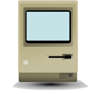 Macintosh 128K - CPU only clipart