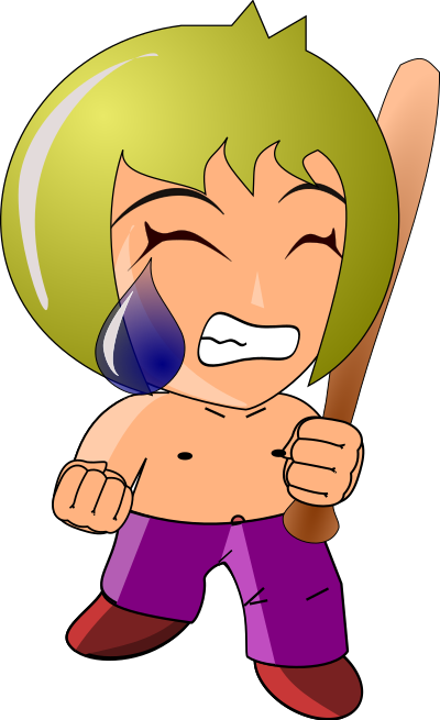 Mad chibi clipart