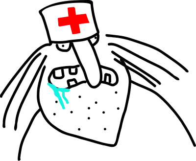 Mad doctor clipart