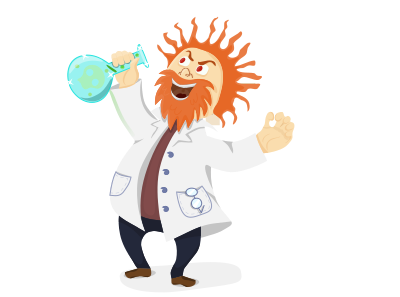 Mad Scientist clipart